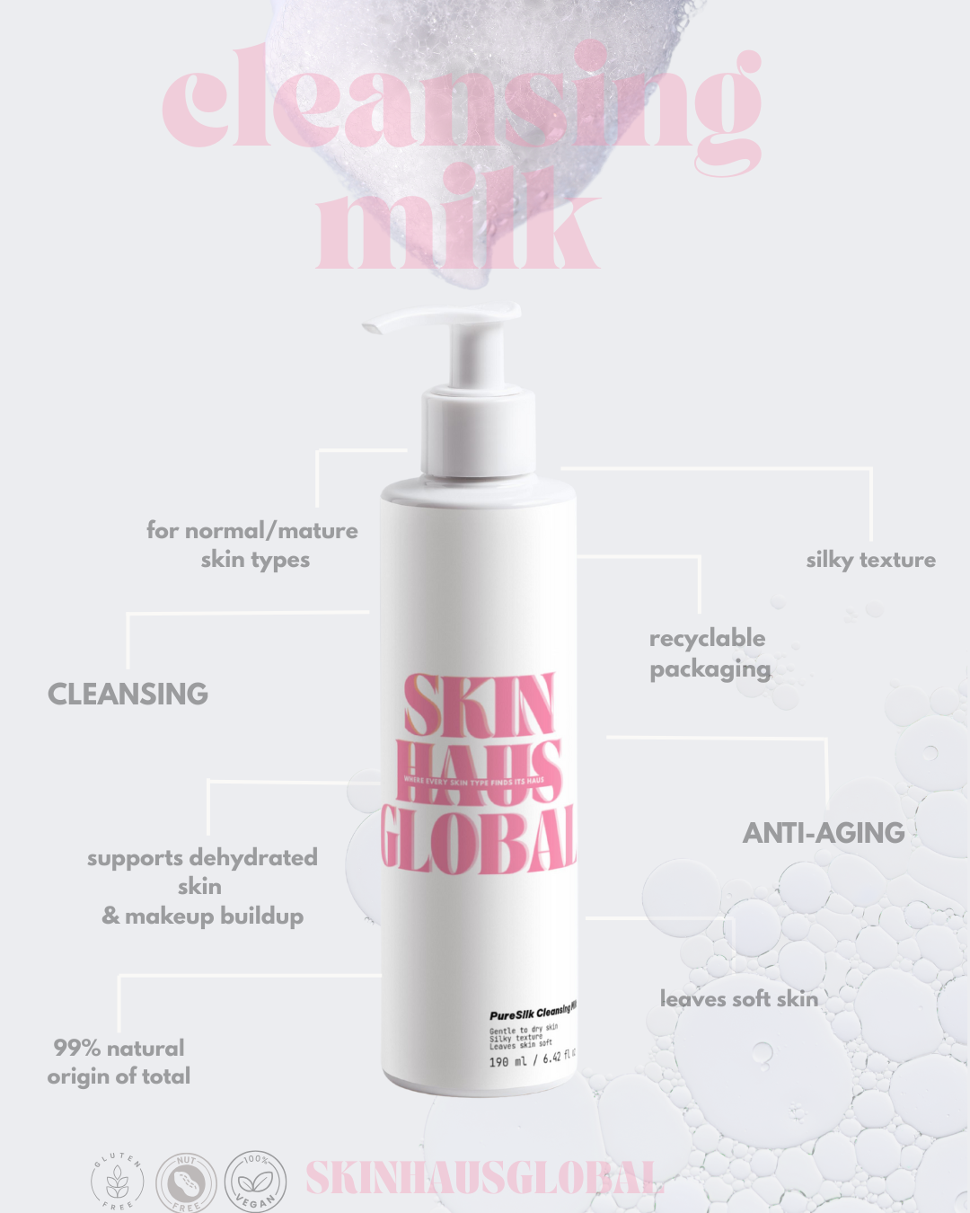 PureSilk Cleansing Milk